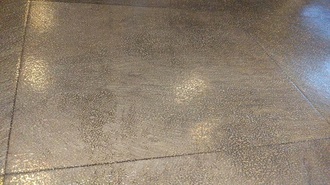 常陸大宮市 飲食店様 床洗浄ワックス