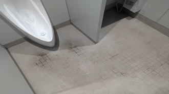 大子町 会社様 トイレ床洗浄