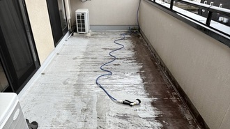 水戸市 個人宅 ベランダ洗浄