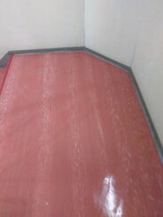 つくば市　会社様　階段剝離洗浄ワックス